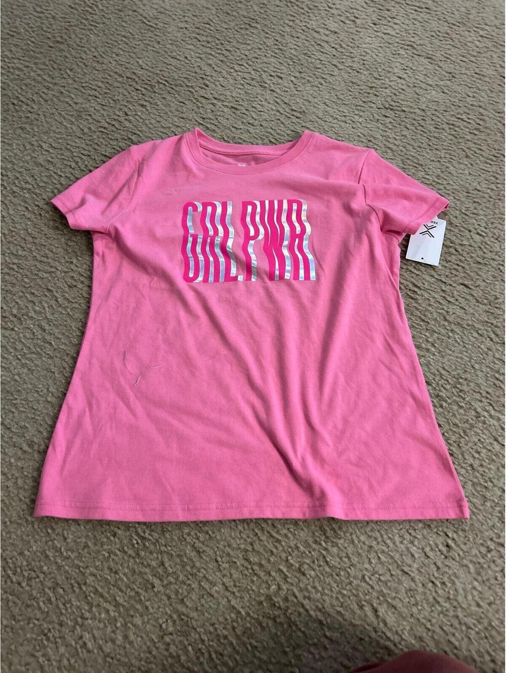 C362 14.5-16.5 T-shirt pink short sleeve girl kid